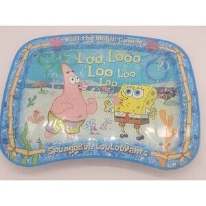 2003 SPONGEBOB SQUAREPANTS METAL TV BED LAP TRAY 'SPONGEBOB LOOLOOPANTS'
